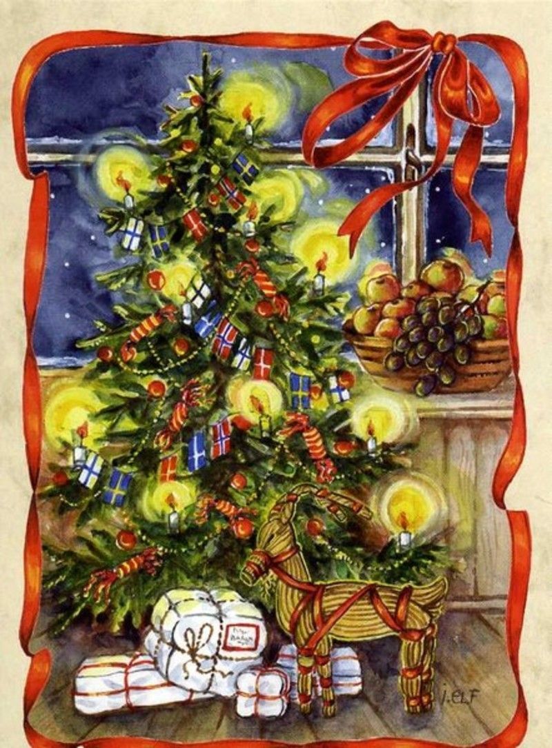 Paire de mitaines de four Père Noël et Mère Noël vintage, porte-casseroles de cuisine de Noël, décoration des Fêtes du Pôle Nord GreenTreeBoutique - Canada