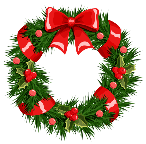 free clipart of christmas wreaths - photo #10