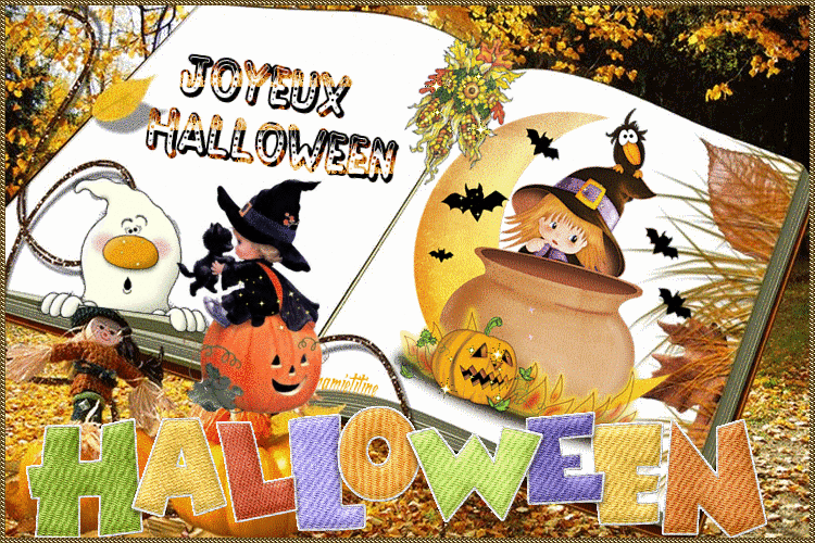 halloween pumpkin gif citrouille - GIF animado grátis - PicMix